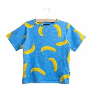 SNURK - Kids Banana - T-shirt - Blauw - GOTS-gecertificeerd