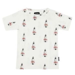 SNURK - Kids Rocket - T-Shirt - Groen - 95% Organisch Katoen