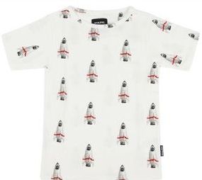 SNURK - Kids Rocket - T-Shirt - Groen - 95% Organisch Katoen