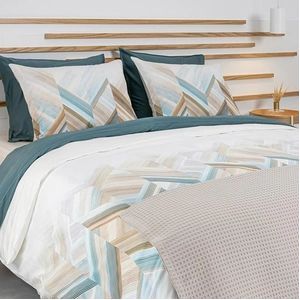 Dommelin - Fiamma - Dekbedovertrek - Blauw - 140 x 200 / 220 cm - Satijn