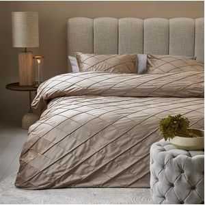 Dekbedovertrek Riviera Maison Diamond Zand Polyester-140 x 200 / 220 cm | 1-Persoons