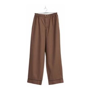 HAY - Outline Pyjama Trousers - Pyjamabroek - Milk Chocolate - 100% Biologisch Katoen