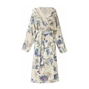 Badjas Pip Studio Secret Garden White Blue-XL