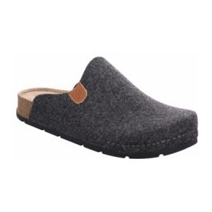 Rohde - Pantoffels - Antraciet - Sleehak - Zacht Vilt Binnenzool