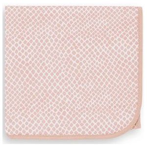 Deken Jollein Jersey Snake Pale Pink-75 x 100 cm