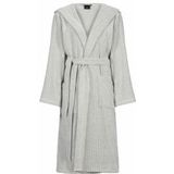 Cawo - Dames Home Badjas - Grijs - Met Capuchon - Extra Licht 6137 S