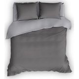 Romanette - Comtesse - Dekbedovertrek - Antraciet - Flanel