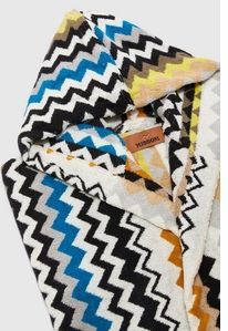 Missoni - Best - Badjas - Black Multicolor - 100% Jacquard Katoenen Badstof