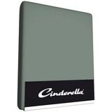 Cinderella - Sundays - Topper Hoeslaken - tot 15 cm matrashoogte - Satijn - 80x210 cm - Groen