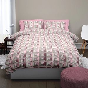 Dekbedovertrek - Grijs - Katoen