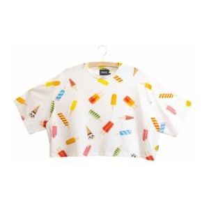 Crop Top - Popsicles - Katoen - Creatief - Comfortabel - Oversized