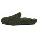 Freedom Moses - Kush - Pantoffel - Olive - Gerecycled Polyester, Rubberen Zool, Teddy Materiaal