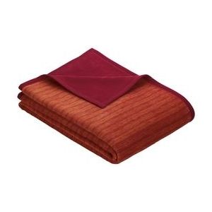 Ibena - Fano - Plaid - Rood Oranje - 150 x 200 cm