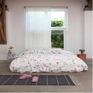 SNURK Flowers Dekbedovertrek Percal-260 x 200 / 220 cm | Extra Breed