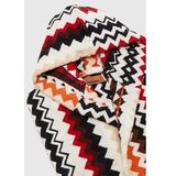 Missoni - Best Hooded Badjas - Rood Multicolor - 100% Jacquard Katoen
