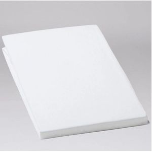 Hoeslaken Yumeko White (Satijn Wash)-200 x 200 cm