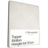 Molton Topper Hoeslaken Romanette-90 x 220 cm