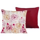 De Witte Lietaer - Grace - Sierkussenhoes - Red Plum - Satijn - Set van 2