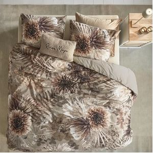 Riviera Maison Protea dekbedovertrek - Lits-Jumeaux - 240x200/220 - Zand