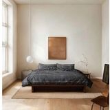 Dekbedovertrek Marc O'Polo Suvie Anthracite Percal-260 x 200 / 220 cm | Extra Breed