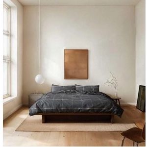 Dekbedovertrek Marc O'Polo Suvie Anthracite Percal-260 x 200 / 220 cm | Extra Breed