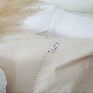 Dekbedovertrek Town&Country Austin Washed Sand-240 x 200 / 220 cm | Lits-Jumeaux