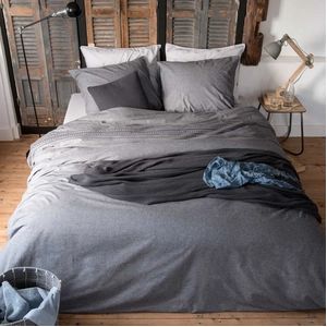 Dekbedovertrek Walra Original Pure Craft Grijs Flanel-200 x 200 / 220 cm | 2-Persoons