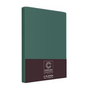 Kussensloop Cascina Colorini Forest Green (Set van 2)-65 x 65 cm