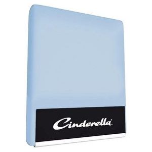 Cinderella - Hoeslaken tot 25 cm matrashoogte - Jersey - 80/90x210/220 &100x200 cm - Lichtblauw