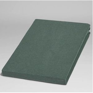 Yumeko hoeslaken jersey pine groen 90x210x30 - Bio, eco & fairtrade