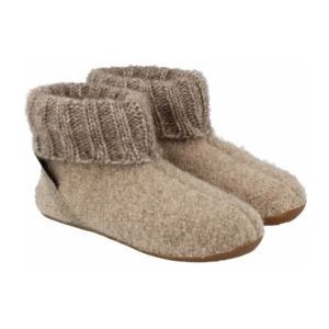 Haflinger - Huttenschuh Karlo - Pantoffel - Papiermeliert Effekt