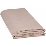 House in Style Luxe deken Patara 100% katoen, 140 x 260 cm, donker poeder