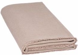 House in Style Luxe deken Patara 100% katoen, 140 x 260 cm, donker poeder