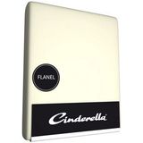 Hoeslaken Cinderella Ivory (Flanel)-80 x 200/210 cm