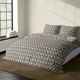 Romanette - Dekbedovertrek - Beige Grijs - Katoen - 2-Persoons