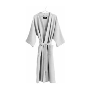 HAY - Waffle - Badjas - Grijs - Katoenmix