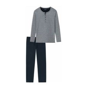 Pyjama Schiesser Men 159630 Blue-Maat 60