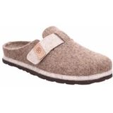 Rohde - MERAN - Pantoffels - Beige mêlee - Klittenbandsluiting - Plateau
