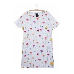 T-shirt Dress SNURK Women Bloom White-M