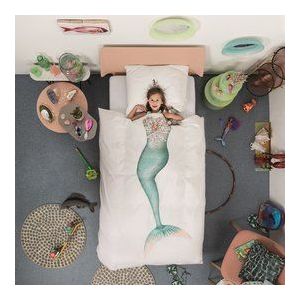 SNURK Mermaid Dekbedovertrek Percal-140 x 200 / 220 cm | 1-Persoons