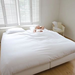 SNURK - Uni White - Dekbedovertrek - Percal - Extra Breed