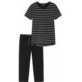 Pyjama Schiesser Women 161067 Nightwear Black-Maat 38