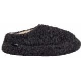 Rue de Wool - The Nordic Low - Pantoffels - Charcoal Black - 100% Wol