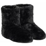 Freedom Moses - Sativa - Pantoffel - Black - Gerecycled Faux Fur, 100% Vegan