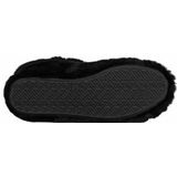 Freedom Moses - Sativa - Pantoffel - Black - Gerecycled Faux Fur, 100% Vegan
