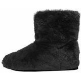 Freedom Moses - Sativa - Pantoffel - Black - Gerecycled Faux Fur, 100% Vegan