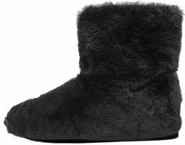 Freedom Moses - Sativa - Pantoffel - Black - Gerecycled Faux Fur, 100% Vegan