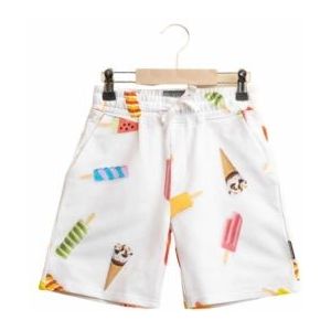 SNURK - Popsicles - Korte Broeken - Wit - GOTS-gecertificeerd