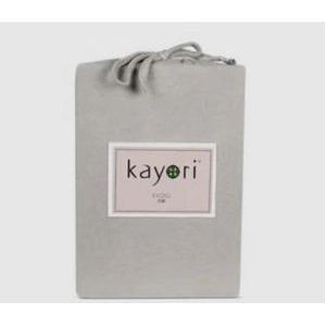 Split Topper Hoeslaken Kayori Kyoto Taupe (Jersey)-Lits-Jumeaux XL (200 x 200/210/220 cm)