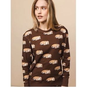 Sweater Snurk Women Sleeping Deer-S